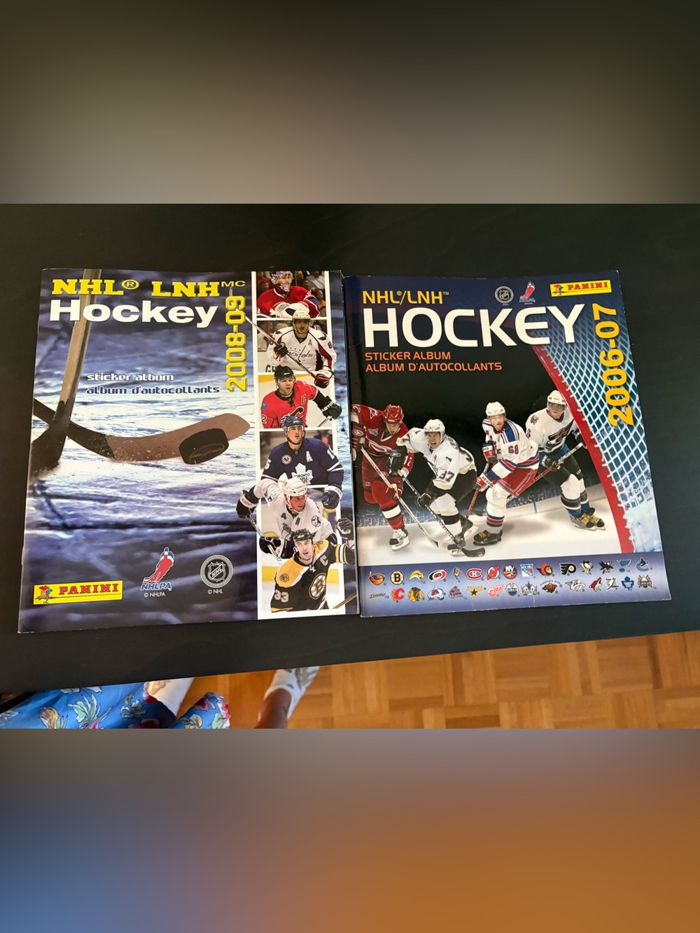 NHL Hockey panini Sticker Album - Blue Cover